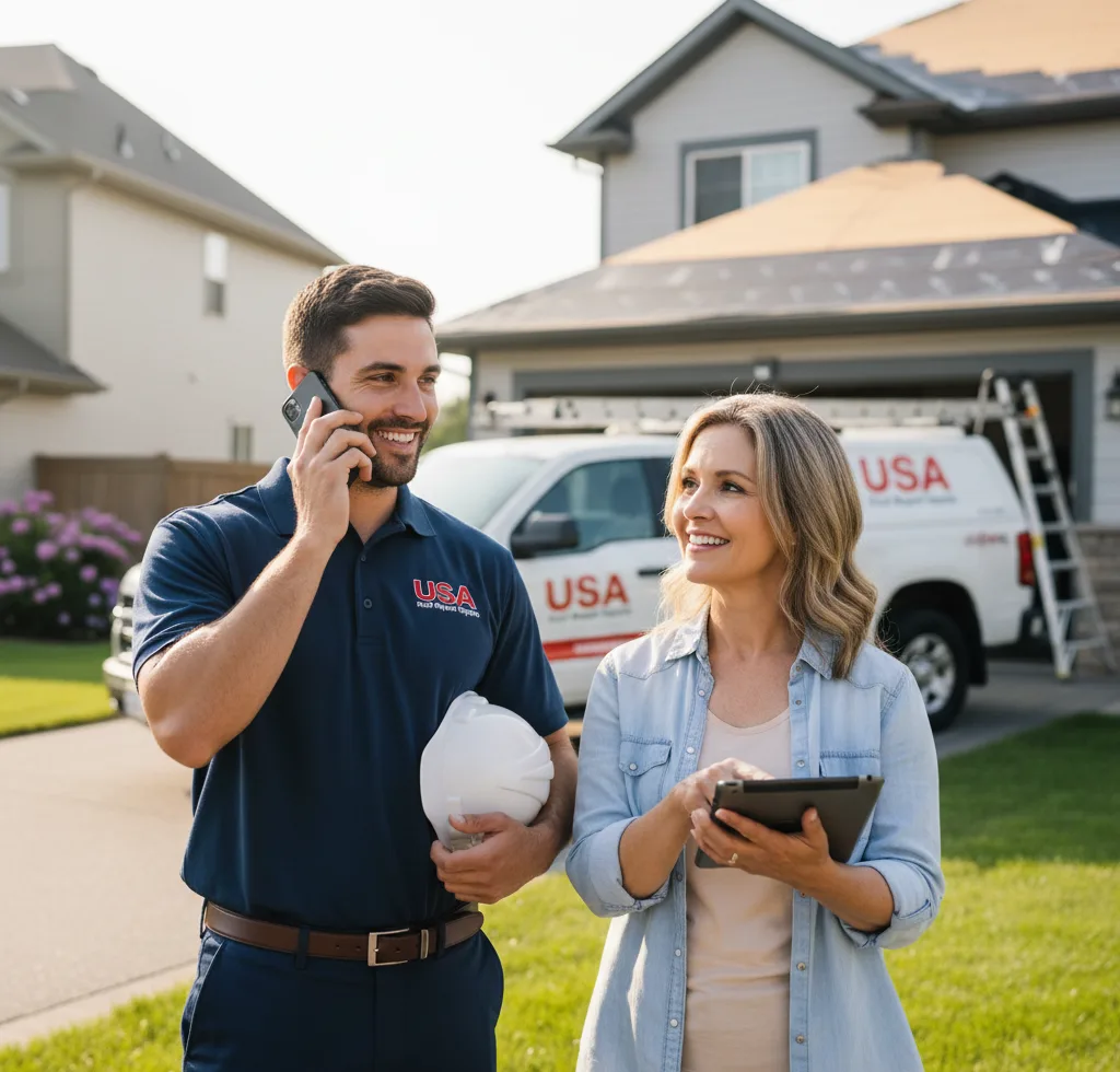 USA Roof Repair Experts customer support in Clarksburg